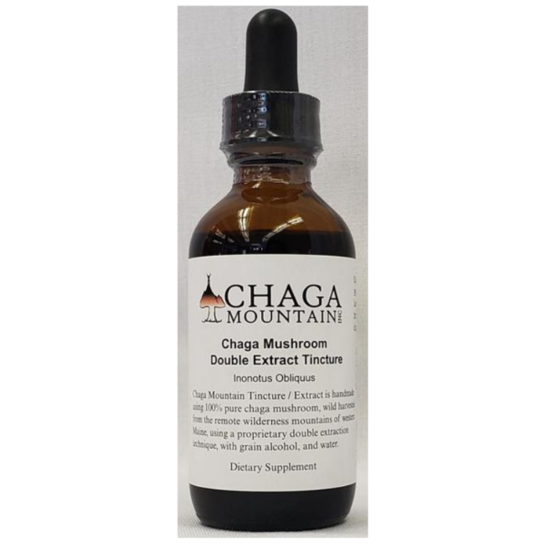 Chaga Mushroom Double Extract Tincture 2oz.