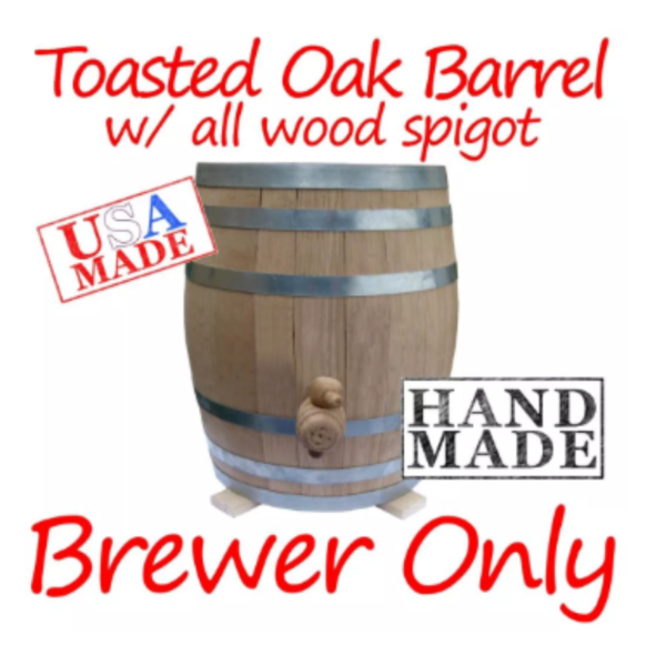 Toasted Oak Barrel - American Made