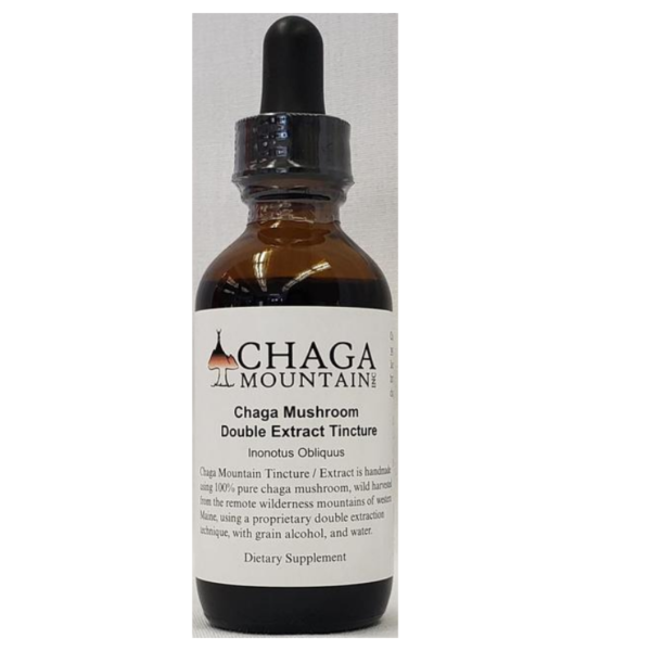 Chaga Mushroom Double Extract Tincture 2oz.